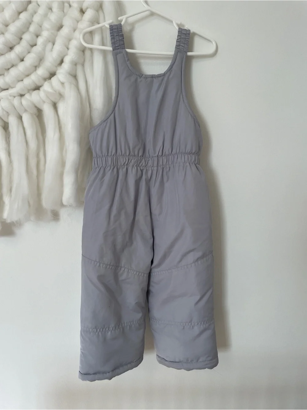 OshKosh B'gosh Light Gray Kids Snow Bib Overalls